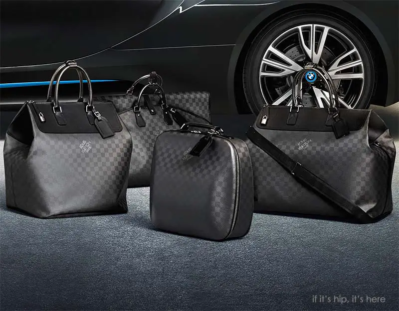 Louis Vuitton Customizes Luggage Set for 2014 BMW i8