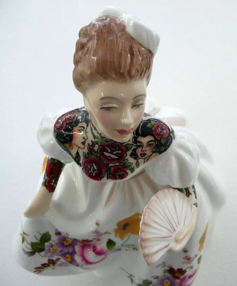 Tattooed Porcelain Figurines by Jessica Harrison. Flash Opens at ...