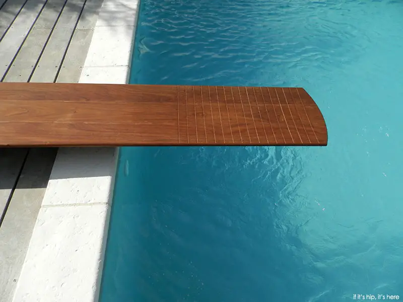 Custom Wood Diving Boards handmade by Mikel Tube