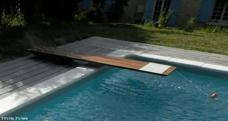 Custom Wood Diving Boards handmade by Mikel Tube