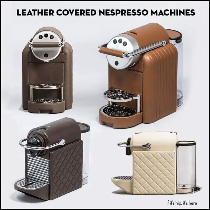 Luxury Leather Nespresso Coffee Machine - Le Serene