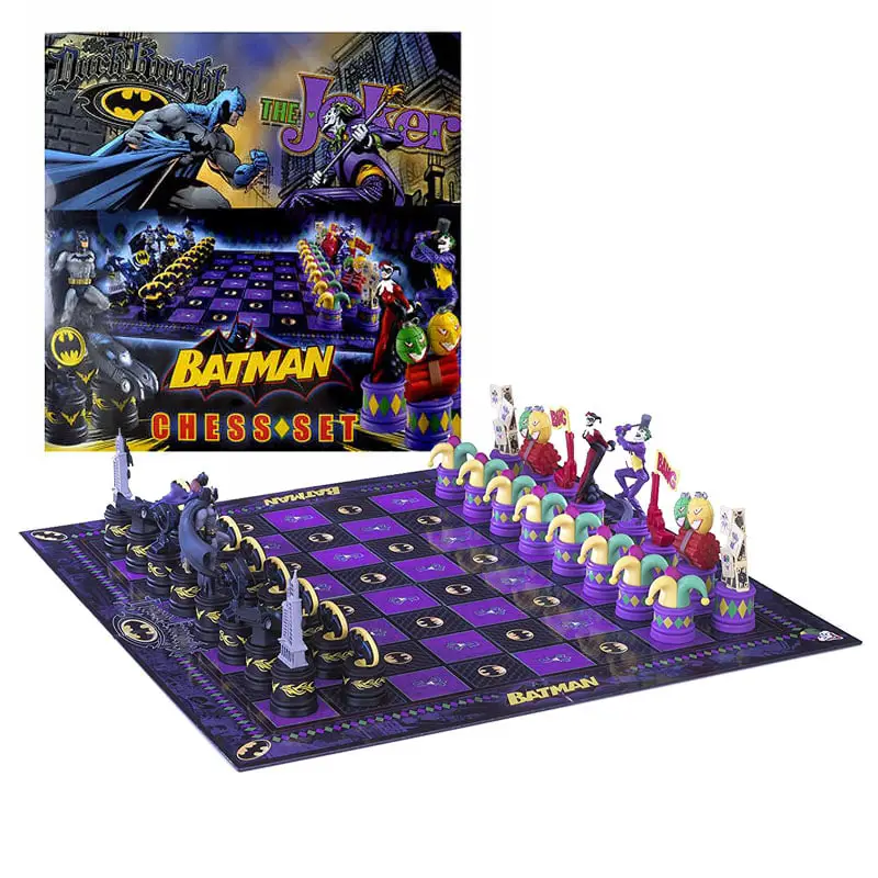 batman joker chess set